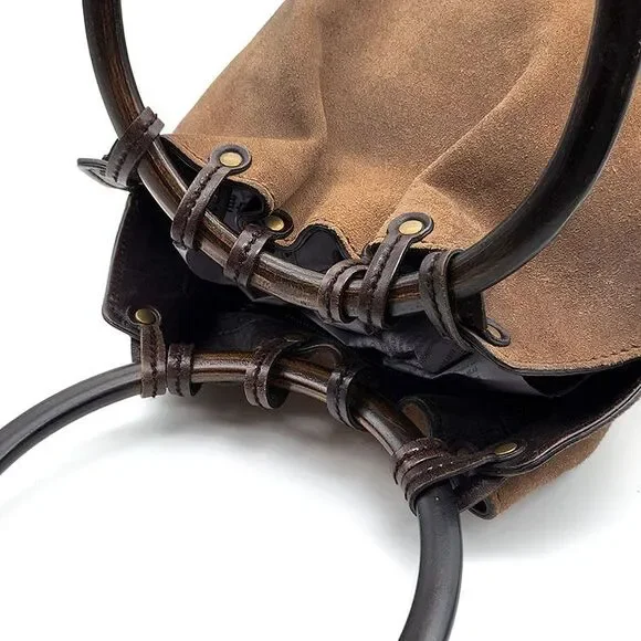 Suede Ring Tote Bag - Picture 6 of 6